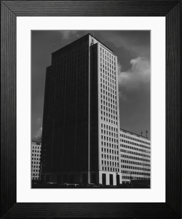 Framed Print : The Shell Building Framed Print : The Shell Building