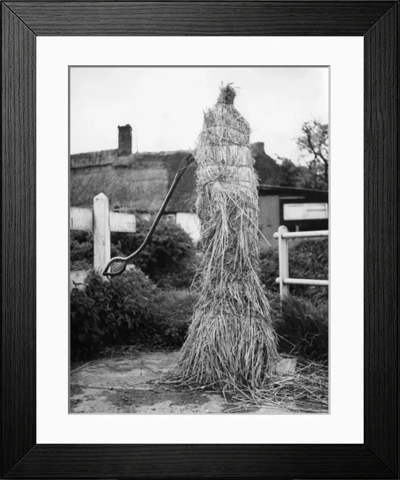 Framed Print : Straw on a Water Pump Framed Print : Straw on a Water Pump
