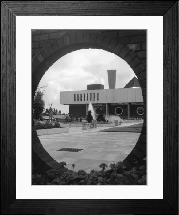Framed Print : Modern Municipal Offices Framed Print : Modern Municipal Offices