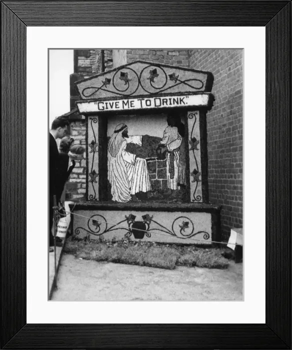 Framed Print : Wirksworth Well Dressing Framed Print : Wirksworth Well Dressing
