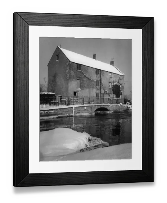 Framed Print : Upton Mill in Winter Framed Print : Upton Mill in Winter