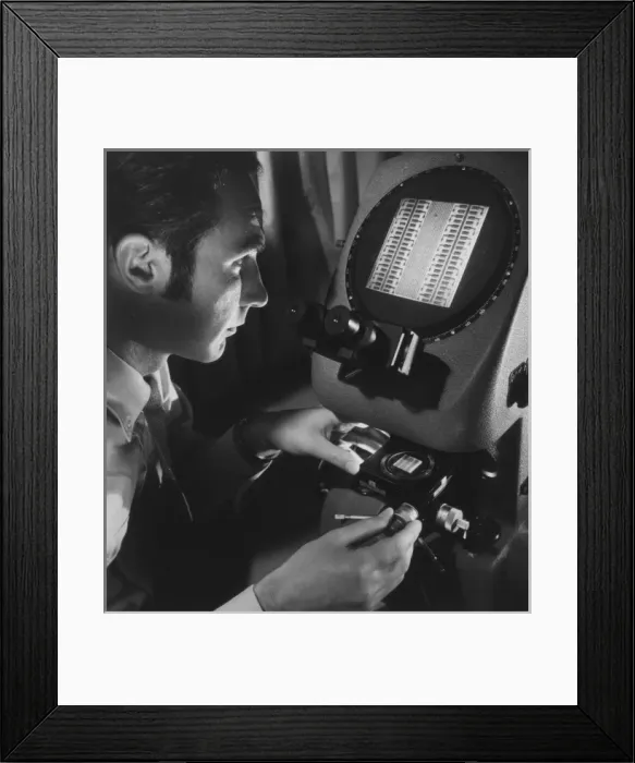 Framed Print : Microcircuit Development Framed Print : Microcircuit Development