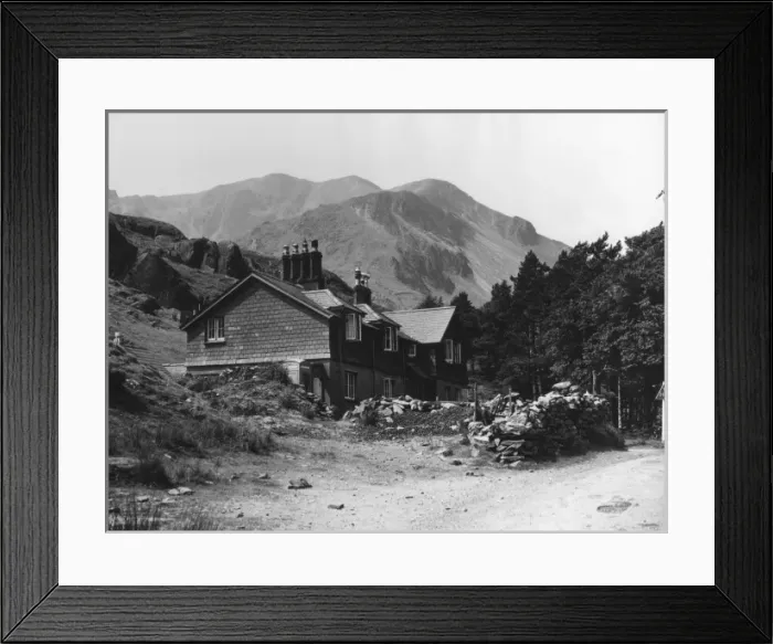 Framed Print : Nant Francon Pass Hostel Framed Print : Nant Francon Pass Hostel