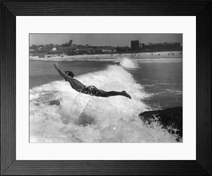 Framed Print : Singing Surfer Framed Print : Singing Surfer