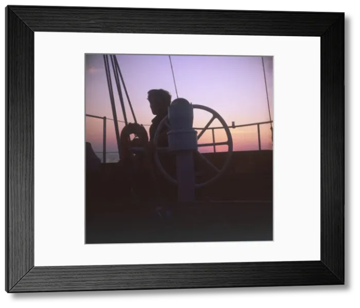 Framed Print : Sunset Skipper Framed Print : Sunset Skipper