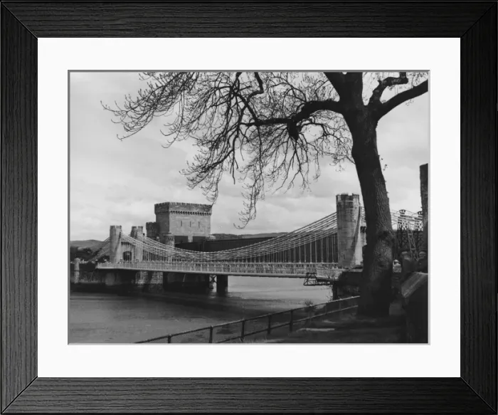 Framed Print : Conway Castle Bridge Framed Print : Conway Castle Bridge