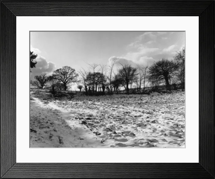 Framed Print : Suffolk Snow Framed Print : Suffolk Snow