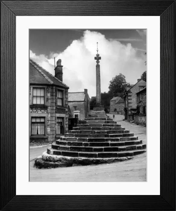 Framed Print : Bansall Village Cross