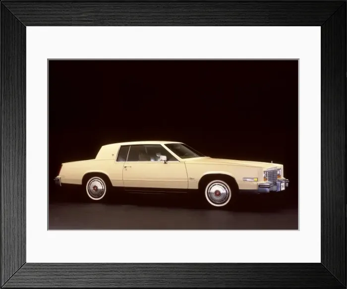 Framed Print : White Cadillac Framed Print : White Cadillac
