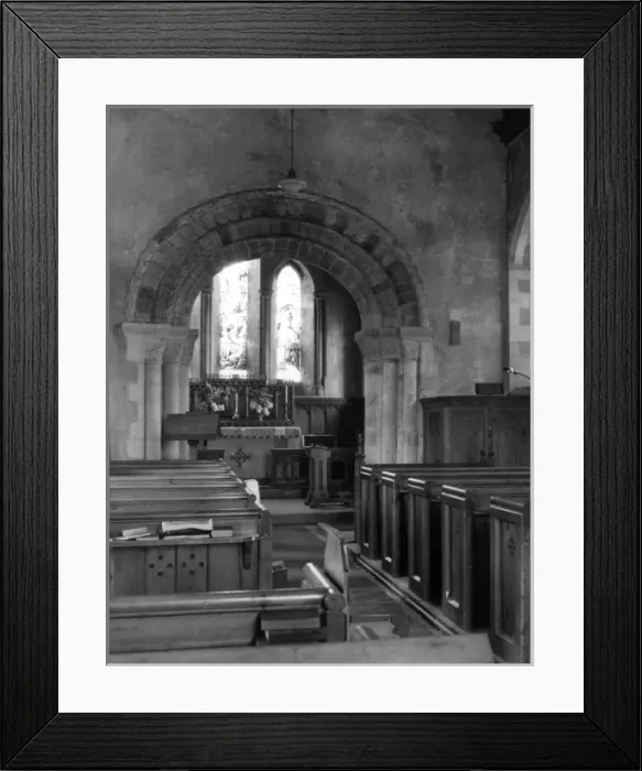 Framed Print : Norman Chancel Arch Framed Print : Norman Chancel Arch