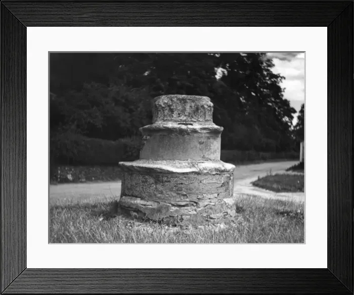 Framed Print : Caston Cross Base Framed Print : Caston Cross Base