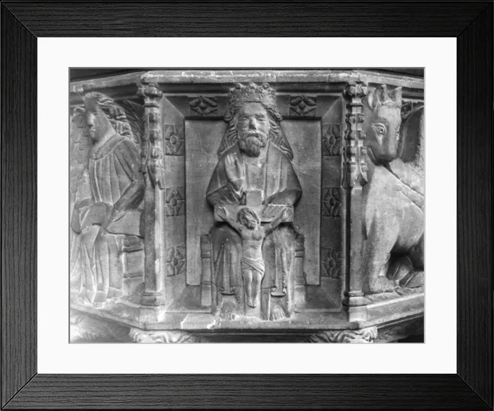Framed Print : Font Detail Framed Print : Font Detail