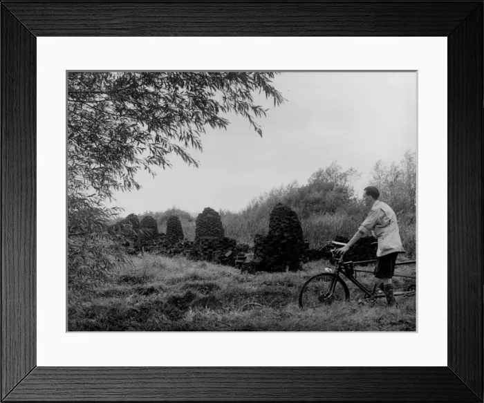 Framed Print : Cycling Peat Framed Print : Cycling Peat