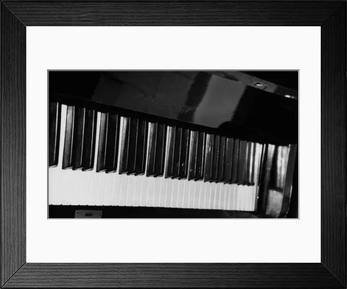 Framed Print : Bechstein Piano Keyboard Framed Print : Bechstein Piano Keyboard