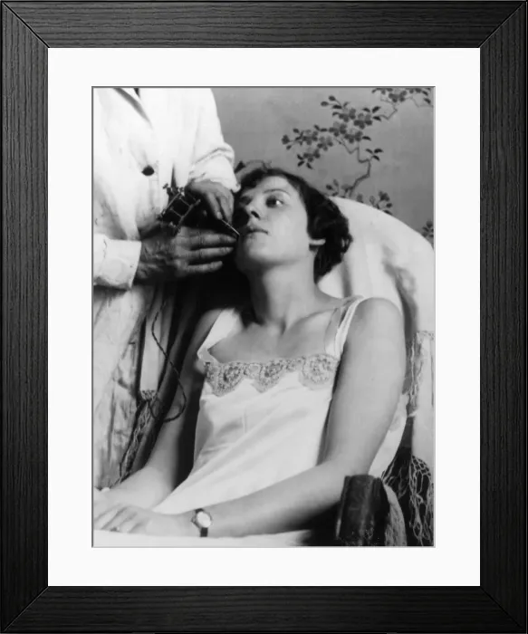 Framed Print : Tattooing the Lips Framed Print : Tattooing the Lips