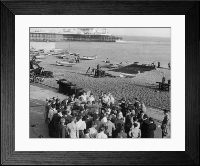 Framed Print : Beach Conference Framed Print : Beach Conference