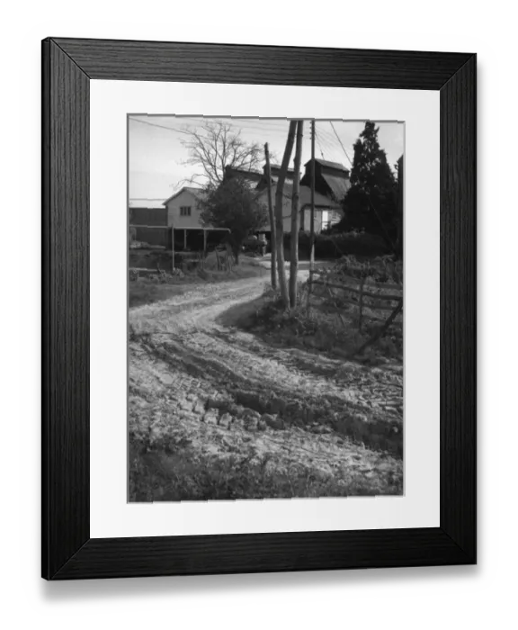 Framed Print : Dried Mud Country Lane Framed Print : Dried Mud Country Lane