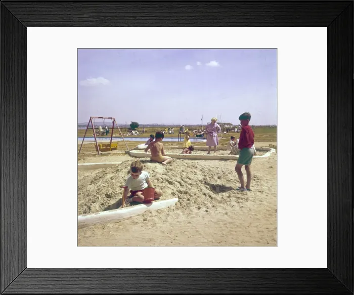 Framed Print : Holiday Camp Sands Framed Print : Holiday Camp Sands