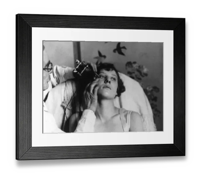Framed Print : Tattooing an Eyelid Framed Print : Tattooing an Eyelid
