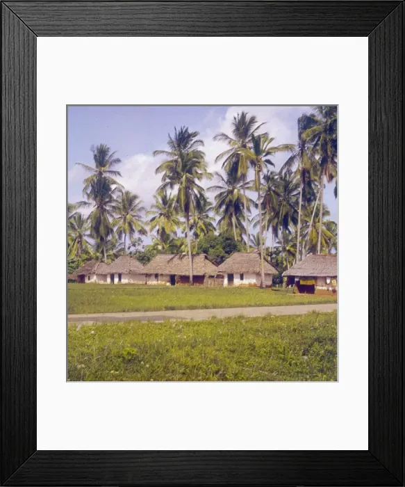 Framed Print : African Houses Framed Print : African Houses