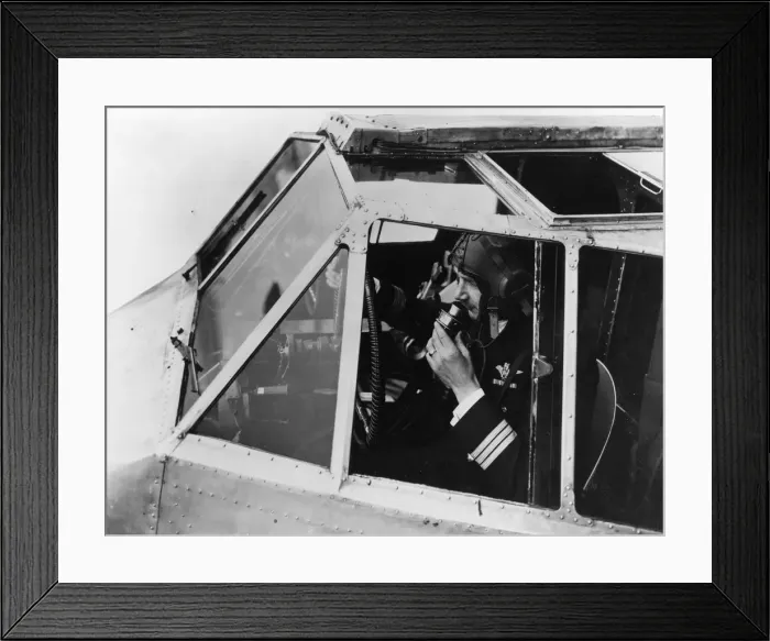Framed Print : Aeroplane Radio Pilot Framed Print : Aeroplane Radio Pilot
