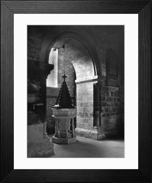 Framed Print : Church Font Framed Print : Church Font