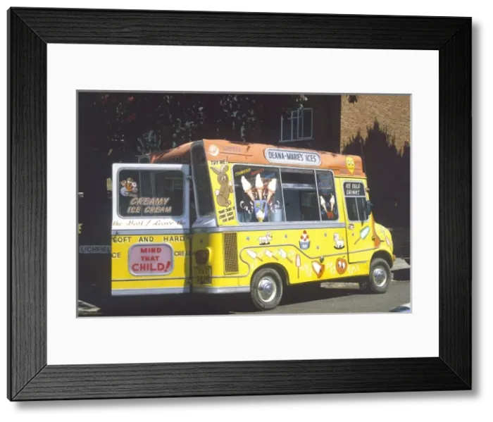 Framed Print : Ice Cream Van Framed Print : Ice Cream Van