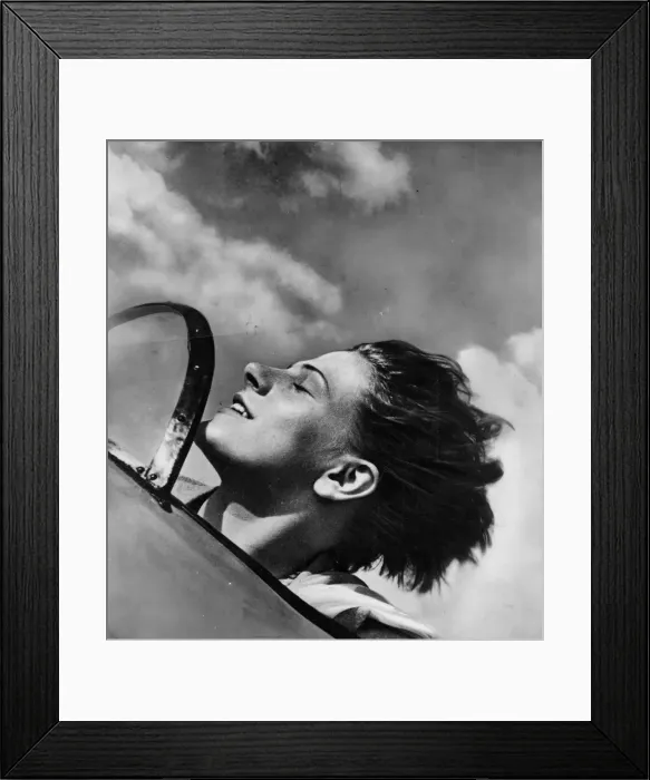 Framed Print : Female Pilot Framed Print : Female Pilot