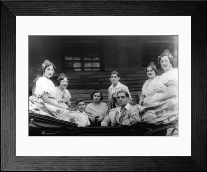 Framed Print : Spanish Racial Types Framed Print : Spanish Racial Types