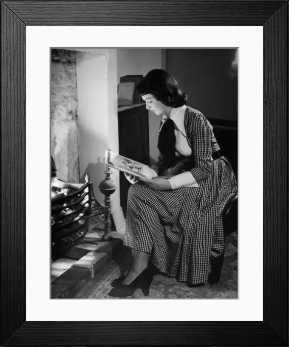 Framed Print : Fireside Reader Framed Print : Fireside Reader