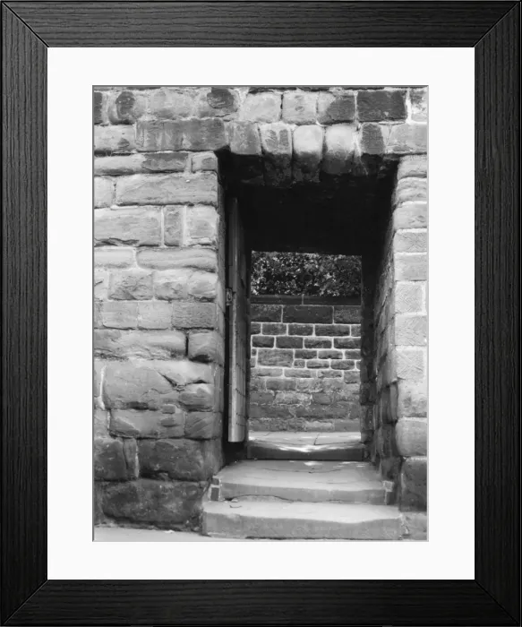 Framed Print : Chester Kale Yard Gate Framed Print : Chester Kale Yard Gate