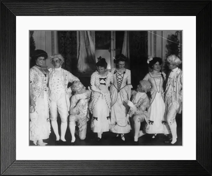 Framed Print : Costumes 18th Century Framed Print : Costumes 18th Century