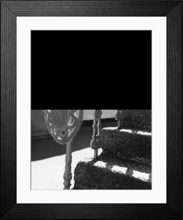 Framed Print : Rope Mat & Railings Framed Print : Rope Mat & Railings