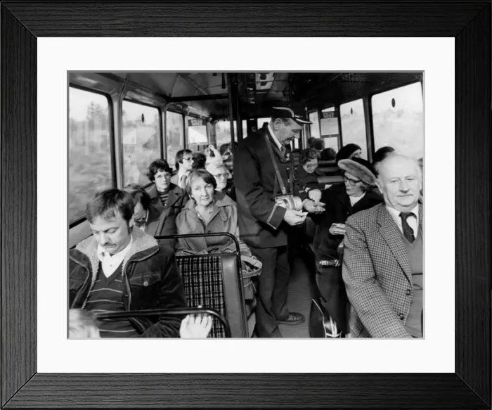 Framed Print : RAILBUS CONDUCTOR Framed Print : RAILBUS CONDUCTOR
