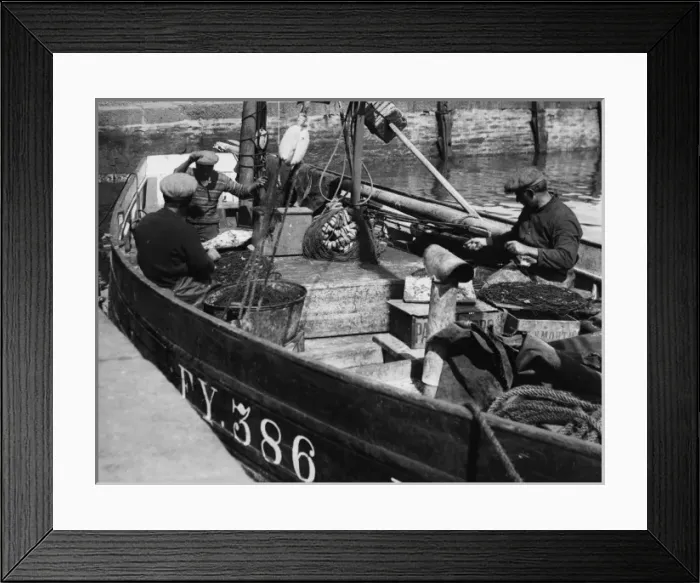 Framed Print : Cornish Fishermen Framed Print : Cornish Fishermen