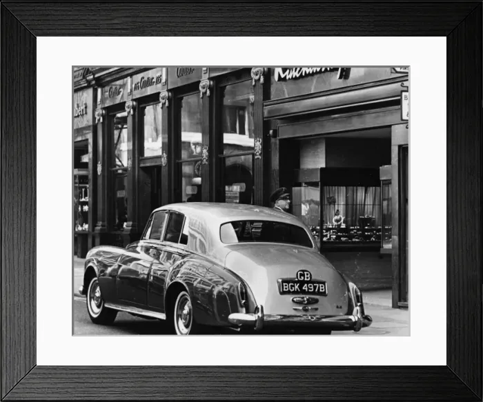 Framed Print : Bond Street Chauffeur Framed Print : Bond Street Chauffeur