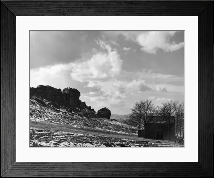 Framed Print : Cow & Calf Rocks