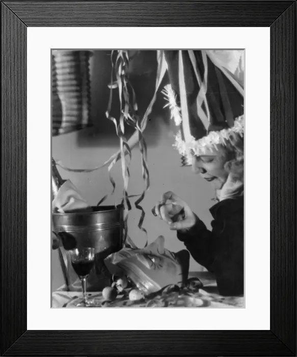 Framed Print : Party Girl & Mask Framed Print : Party Girl & Mask