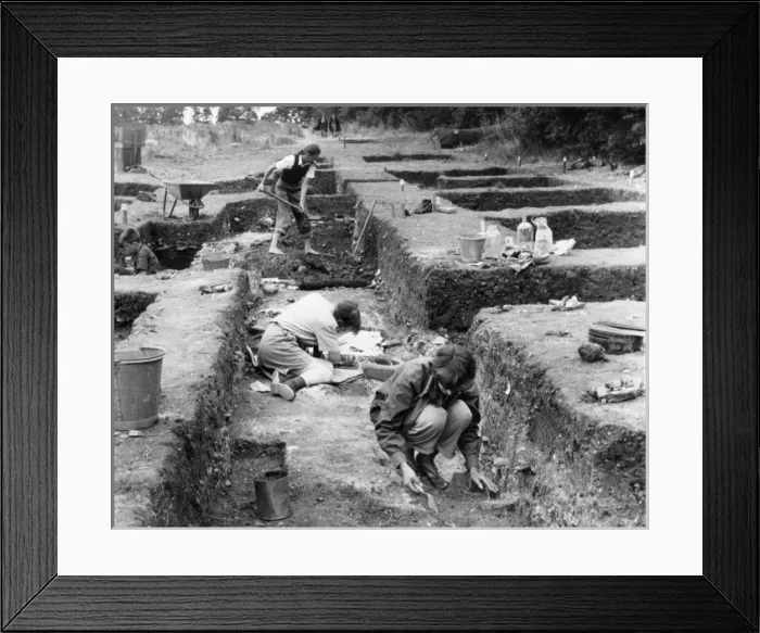 Framed Print : Verulamium Excavations Framed Print : Verulamium Excavations