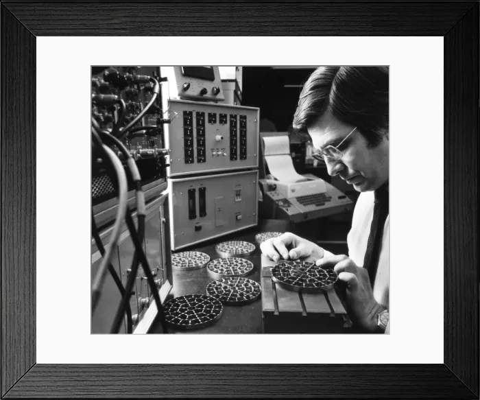 Framed Print : Nuclear Computer 1973 Framed Print : Nuclear Computer 1973