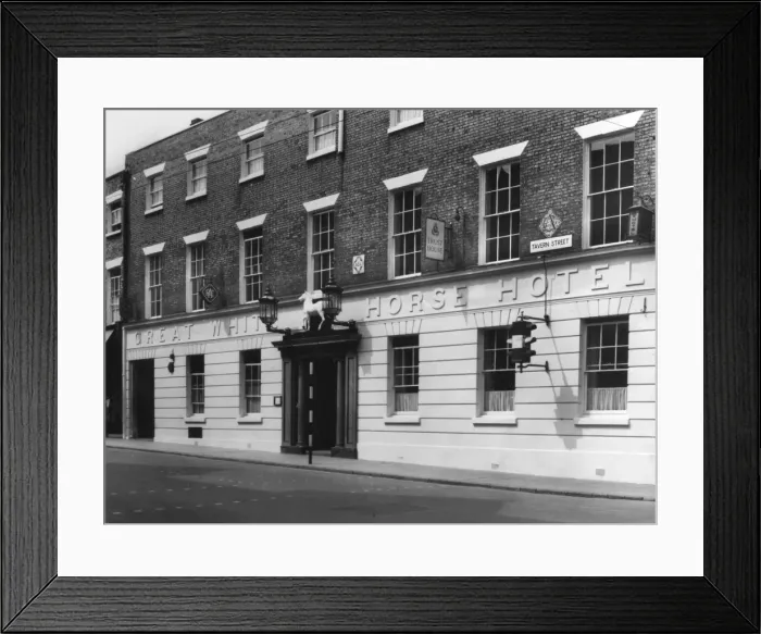 Framed Print : Great White Horse Inn Framed Print : Great White Horse Inn