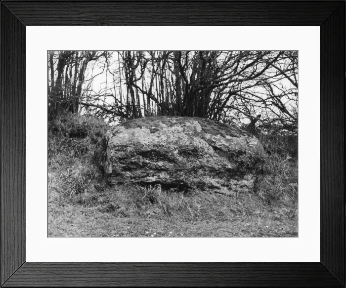 Framed Print : Recumbent Menhir Framed Print : Recumbent Menhir