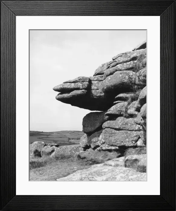 Framed Print : Cornish Rock Formation Framed Print : Cornish Rock Formation