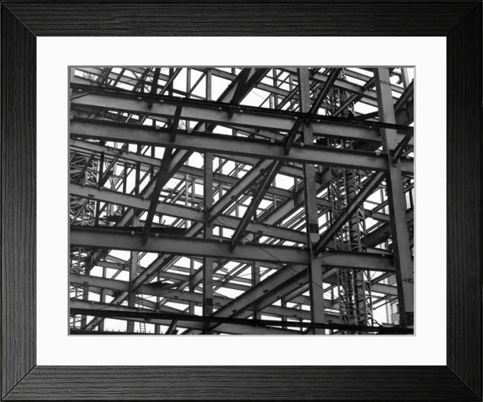Framed Print : Steel Girders Framed Print : Steel Girders