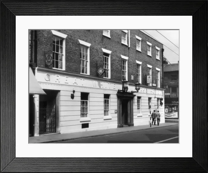 Framed Print : Great White Horse Inn Framed Print : Great White Horse Inn