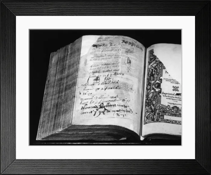 Framed Print : Authorised Version Bible Framed Print : Authorised Version Bible