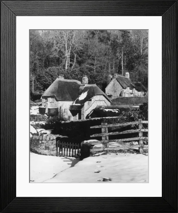 Framed Print : Melting Snow Scene Framed Print : Melting Snow Scene