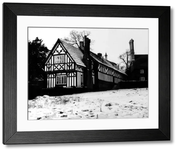 Framed Print : Tudor Schoolhouse Framed Print : Tudor Schoolhouse