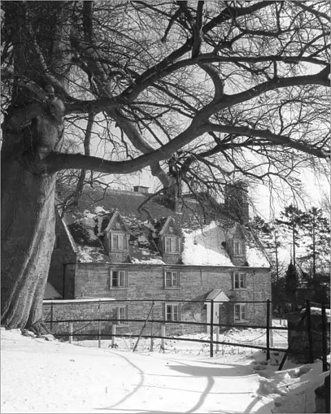 The Old House under Snow