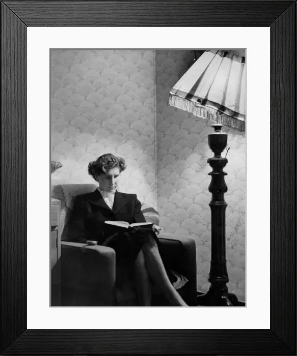 Framed Print : Armchair Reader Framed Print : Armchair Reader